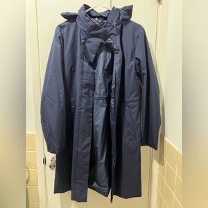 Brooks Brothers Dark Blue Raincoat